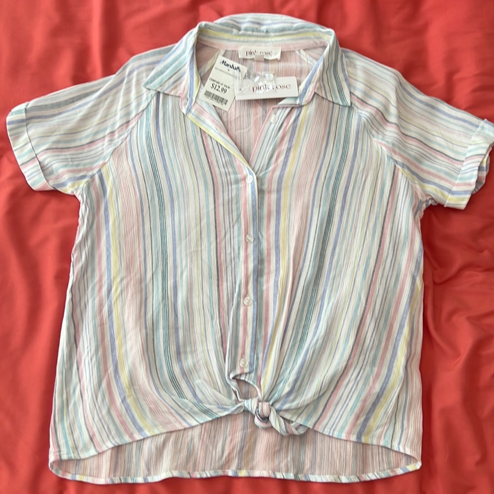 COPY - Pink rose blouse - EVERYTHING MUST GO SALE!!!